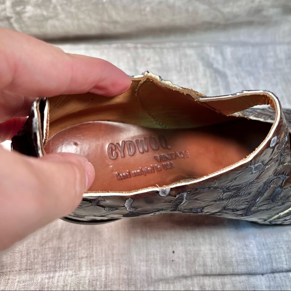Cydwoq vintage patent leather heels 36 US6 - Picture 3 of 6